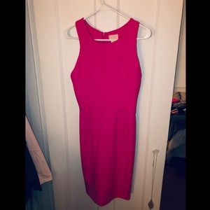 Pink strappy back dress